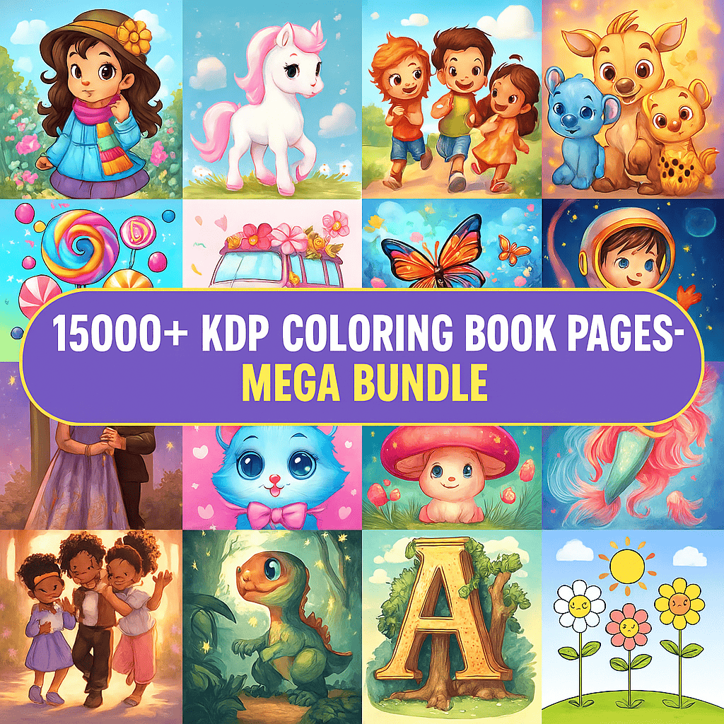 Unleash Creativity 15,000 Coloring Pages for Children