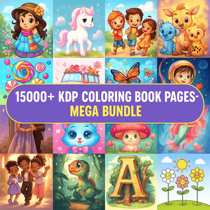 Unleash Creativity 15,000 Coloring Pages for Children PLR