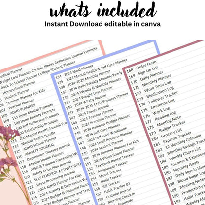 ON SALE: 15,000+ PLR Planner & Journal Pages with MRR/PLR Rights