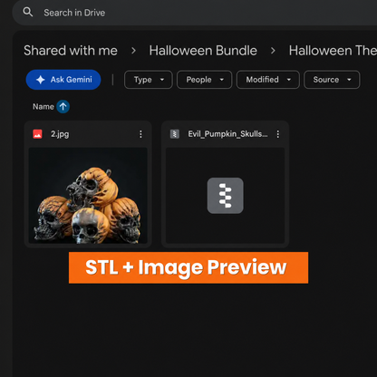 500+ Halloween STL Bundle | Horror 3D Print Models & Designs