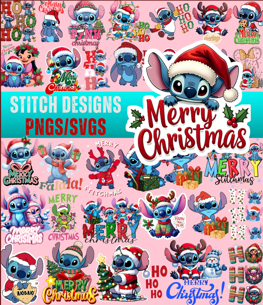 24,000+ Christmas PNG Bundle – Santa, Gnomes, Holiday Sublimation & T-Shirt Designs
