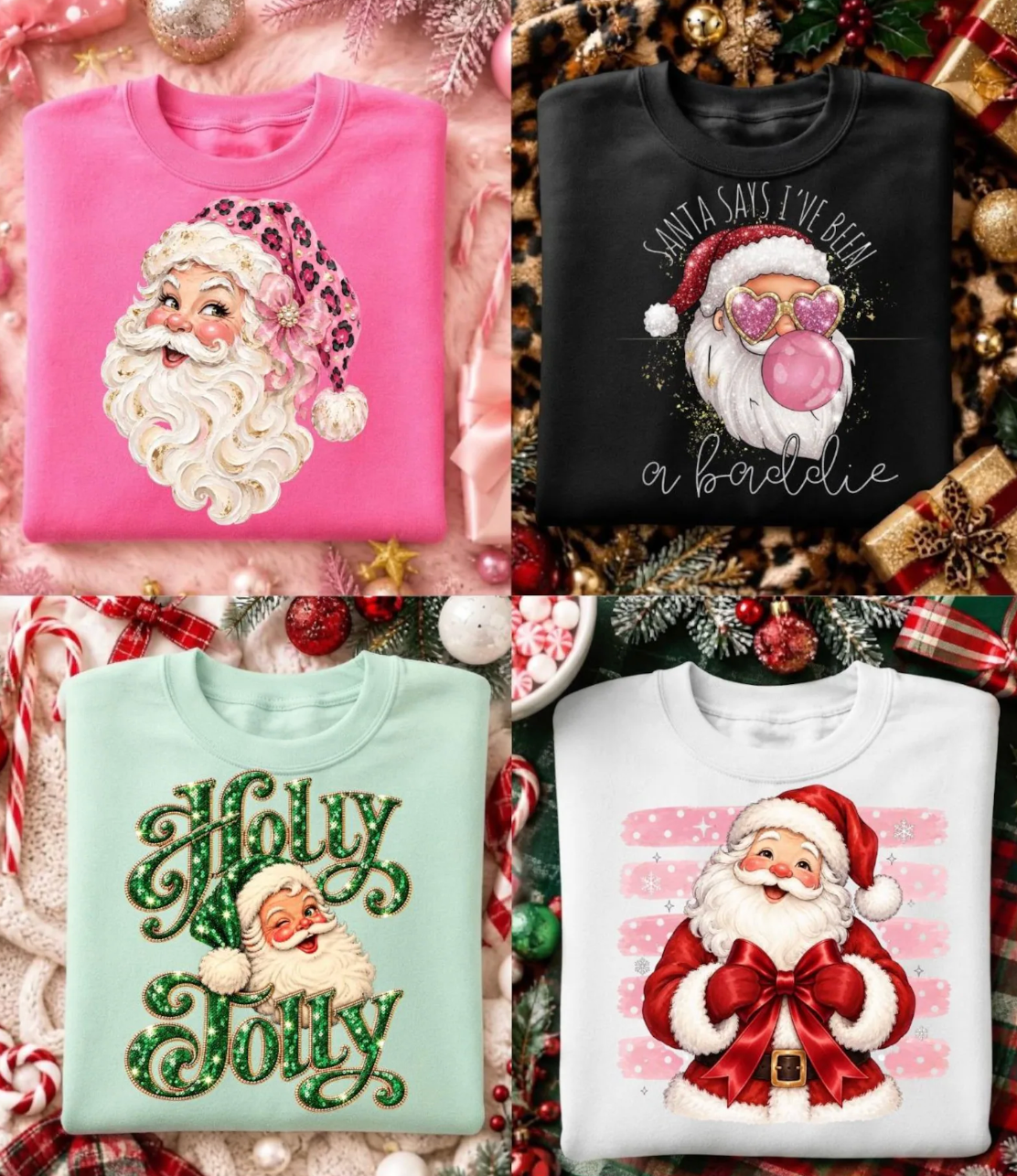 24,000+ Christmas PNG Bundle – Santa, Gnomes, Holiday Sublimation & T-Shirt Designs