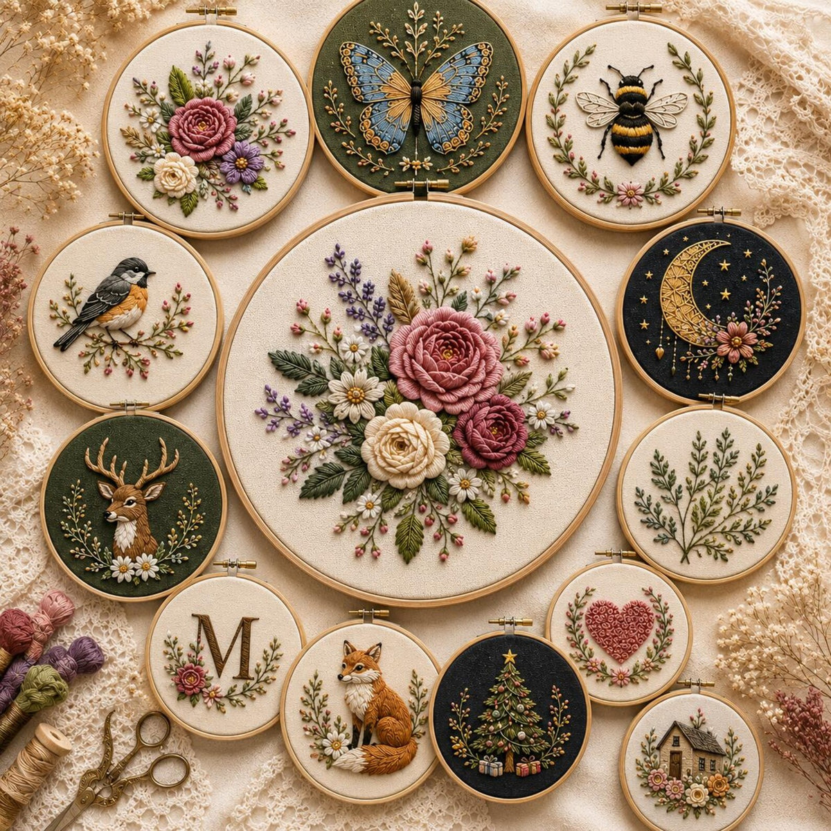 1000+ Premium Machine Embroidery Designs | Mega Digital Bundle | Commercial Use | Instant Download