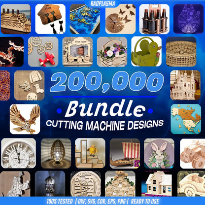 HUGE Bundle 200.000+ laser cutting file