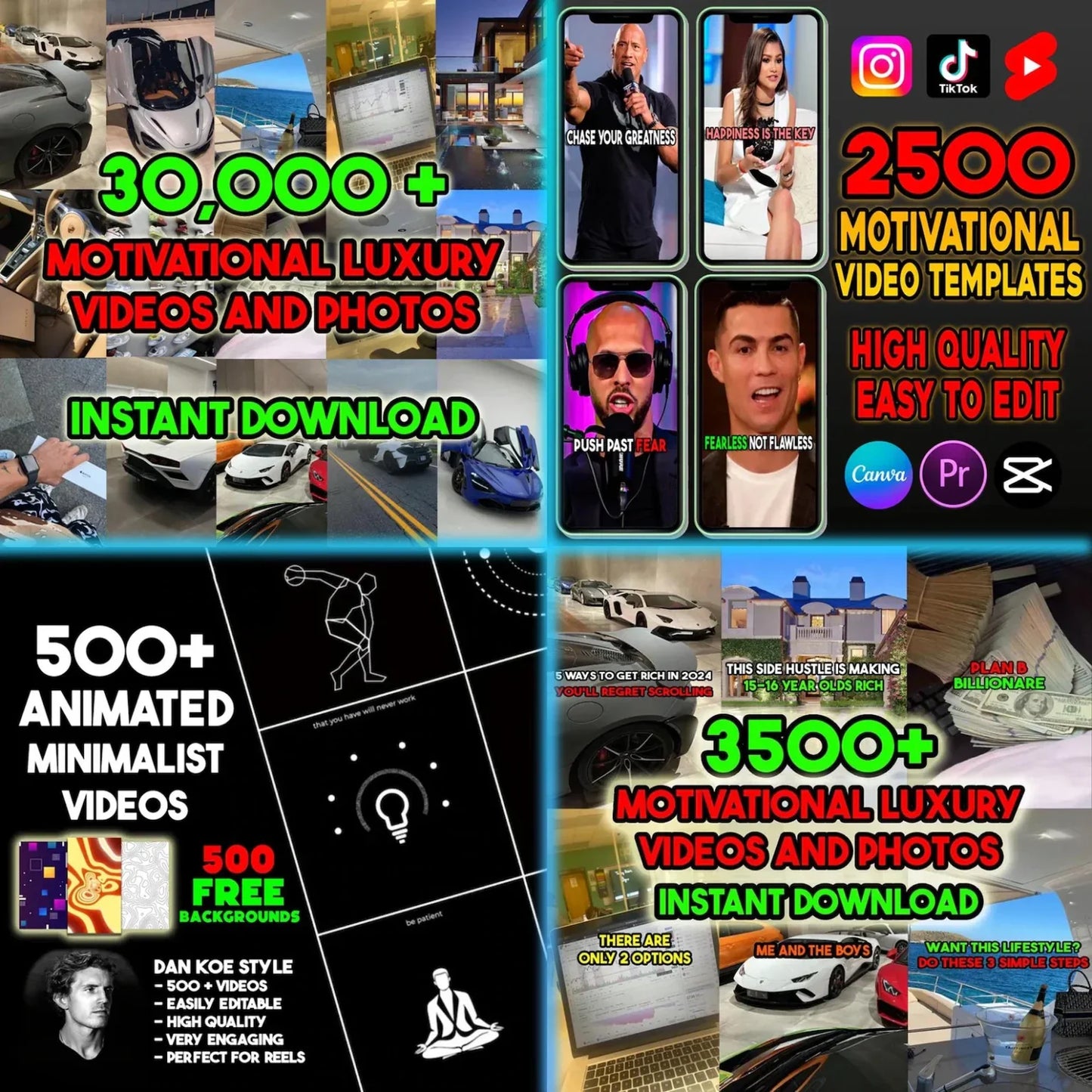 100,000 Viral Reels | PLR/MRR Resell Rights